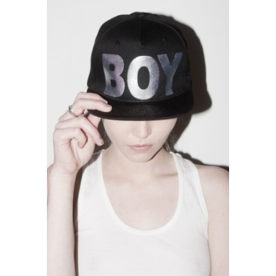 BOY London BOY Cap 黑色 白字，金字，灰字，紅字帽