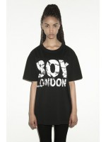 BOY London 板紋黑色T-Shirt